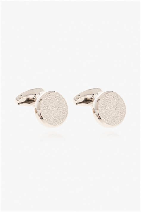 cufflink set burberry|Burberry silver cufflinks.